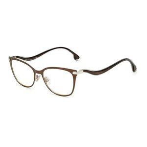NEW JIMMY CHOO EYEGLASSES BROWN/SILVER WOMEN EYEWEAR JIMMY CHOO JC256 012R 00